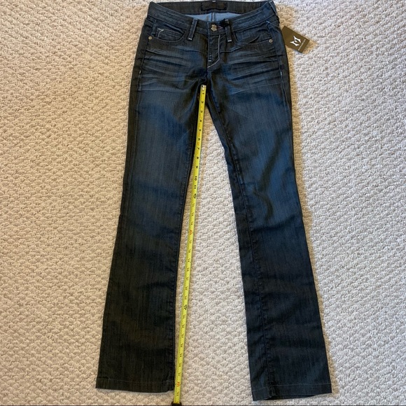 NEW Monarchy Dark-Wash Bootcut Jeans - Picture 6 of 12